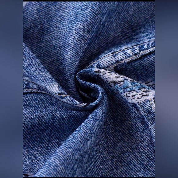 BNIB YOUTH GIRLS 2 pc TANK MINI INFLUENCER JUMP SUIT WITH LONG DENIM JACKET 6 Y - Picture 8 of 15